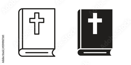 Bible icon symbol shape. vector symbols.