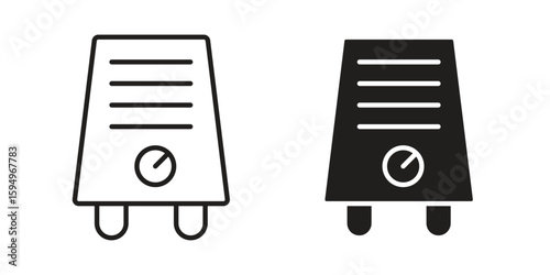 Air purifier icon symbol shape. vector symbols.