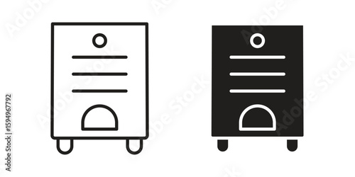 Air purifier icon symbol shape. vector symbols.