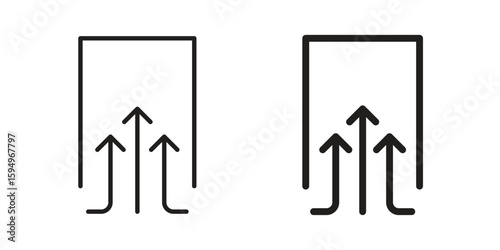 Air suction icon symbol shape. vector symbols.