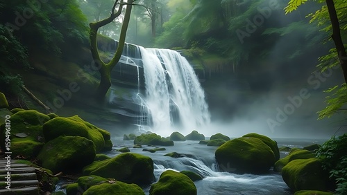 waterfall in the forest