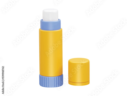 Glue icon 3d illustration rendering