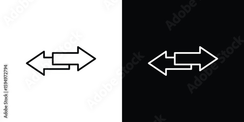 Transfer icon Editable stroke vector pack, suitable for web designs.