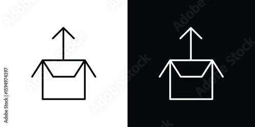 Product release icon Editable stroke vector pack, suitable for web designs.