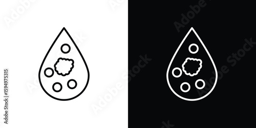 Leukemia icon Editable stroke vector pack, suitable for web designs.
