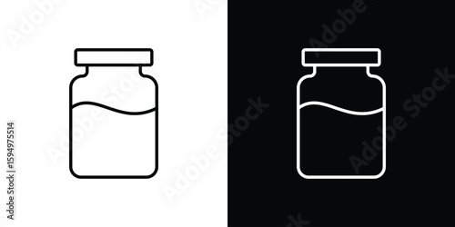 Jar icon Editable stroke vector pack, suitable for web designs.
