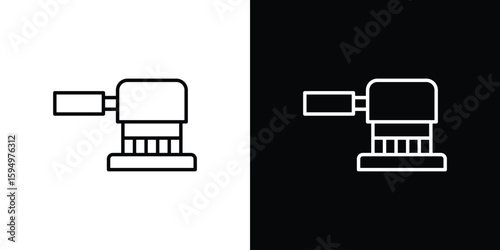 Floor sanding machine icon Editable stroke vector pack, suitable for web designs.