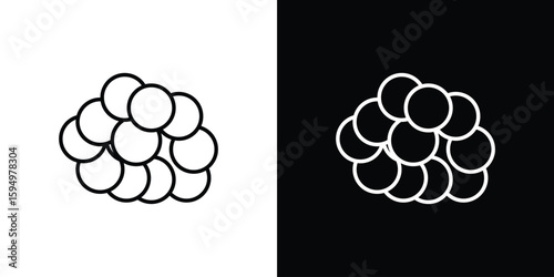 Cancer icon Editable stroke vector pack, suitable for web designs.