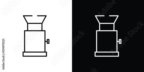 Camping gas icon Editable stroke vector pack, suitable for web designs.