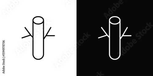 Blood vessel icon Editable stroke vector pack, suitable for web designs.