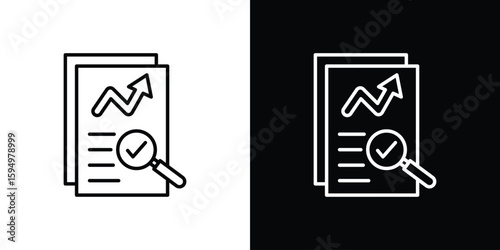 Auditors icon Editable stroke vector pack, suitable for web designs.