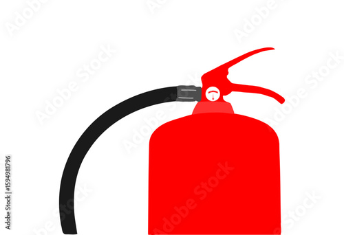 Vector image of a Fire Extinguisher.