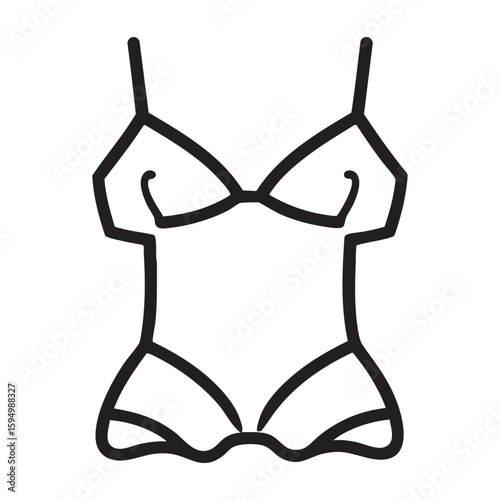 vector illustration of bra
