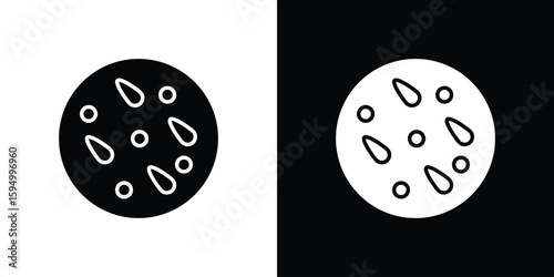 Thalassaemia icon concept. silhouette icon.