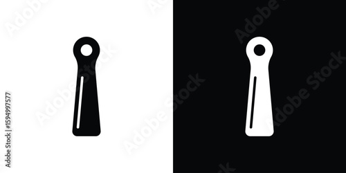 Shoehorn icon concept. silhouette icon.