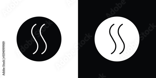 Hot icon concept. silhouette icon.