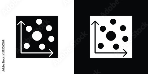 Heat Map icon concept. silhouette icon.