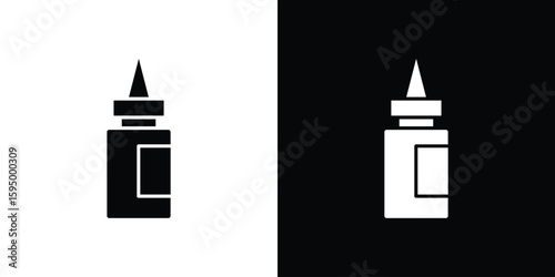 Glue icon concept. silhouette icon.