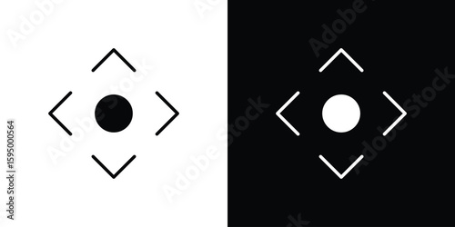 Flexibility icon concept. silhouette icon.