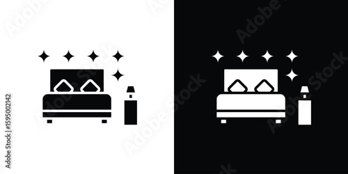 Clean Room icon concept. silhouette icon.
