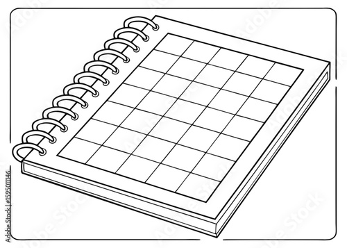Download free printable graph paper notebook template for math and science students and teachers