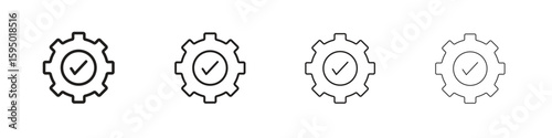 Productivity tools icon vector illustration. EPS 10 editable vector.