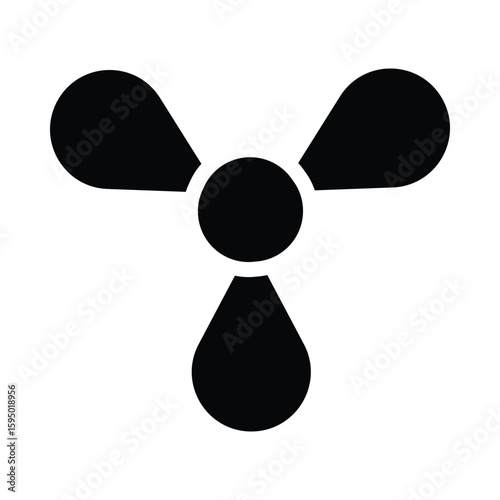 Sign, radiation, radioactive, radiation radioactive sign icon