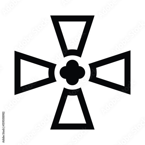 Sign, radiation, radioactive, radiation radioactive sign icon
