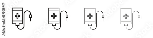 Intravenous icon vector illustration. EPS 10 editable vector.
