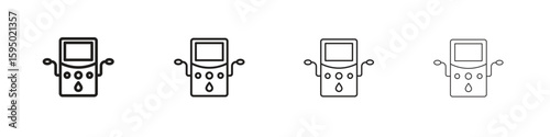Dialysis icon vector illustration. EPS 10 editable vector.