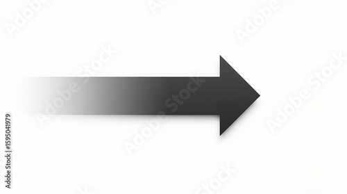A simple black arrow pointing right