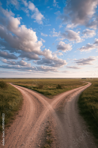 Life choice and transition open new journey decision freedom future and direction