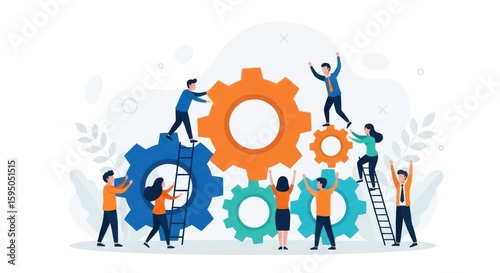 Teamwork and Collaboration Building Together a Mechanical System