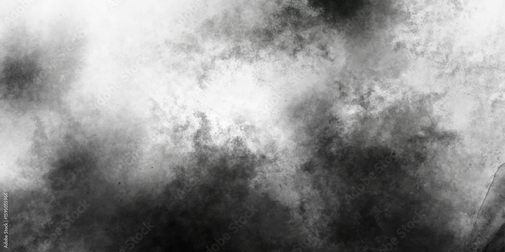 Obraz premium abstract cloud and vapor texture background. Black and white smoke aquarelle smudge illustration abstract white Fog or smoke color isolated background , Abstract Painted Illustration. Brush stroked.