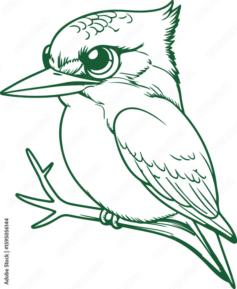 Fototapeta premium bird on a branch