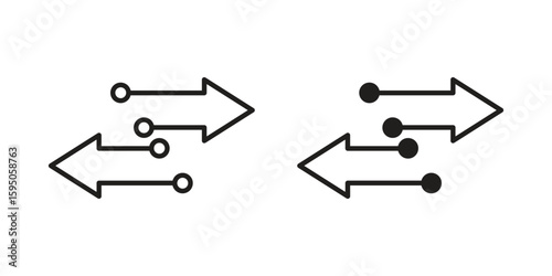 Transfer icon Vector isolated design element. EPS10