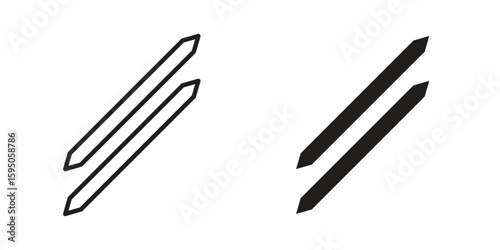 Toothpick icon Vector isolated design element. EPS10