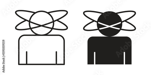 Stress icon Vector isolated design element. EPS10