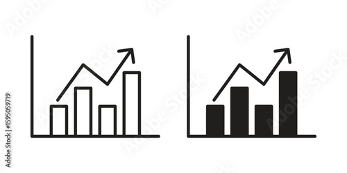 Stagflation icon Vector isolated design element. EPS10