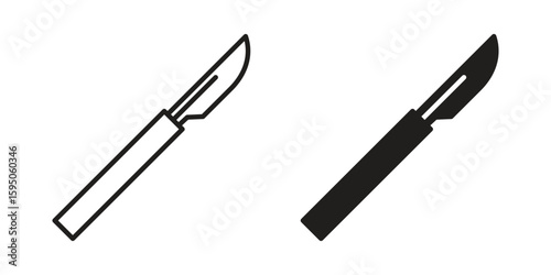 Scalpel icon Vector isolated design element. EPS10