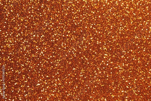 Gleaming Orange Glitter Texture Shimmering Bright Background Sparkly Surface Design