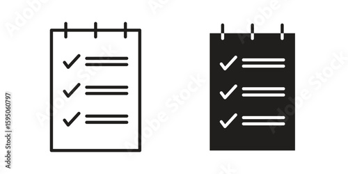 Reservation icon Vector isolated design element. EPS10