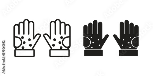 Rash hand icon Vector isolated design element. EPS10