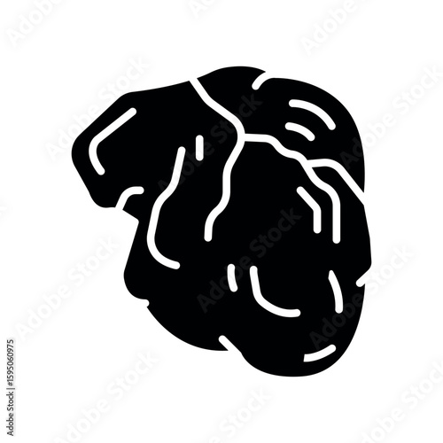 ceramic black flat icon for digital and print projects. Building materials.