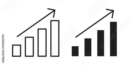 Marketing strategy icon Vector isolated design element. EPS10