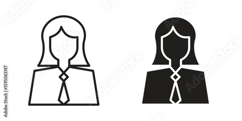 Lawyer icon Vector isolated design element. EPS10