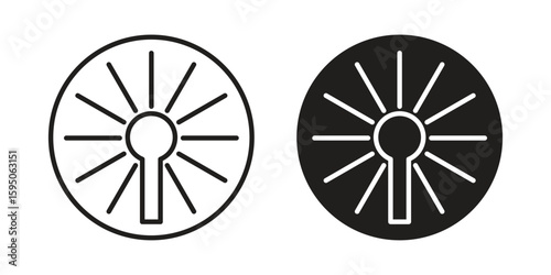 Laser beam icon Vector isolated design element. EPS10