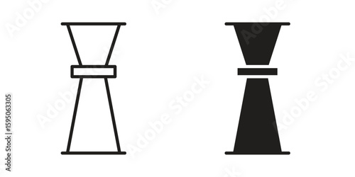 Jigger icon Vector isolated design element. EPS10