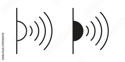 Infrared icon Vector isolated design element. EPS10