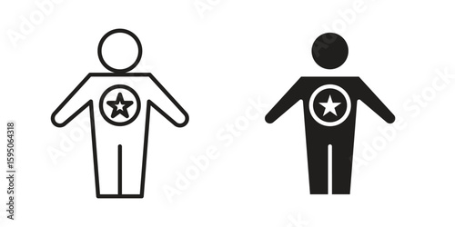 Good human icon Vector isolated design element. EPS10